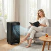 HOMCOM 10,000 BTU Portable Air Conditioner for 440 sqft room, Timer, Black
