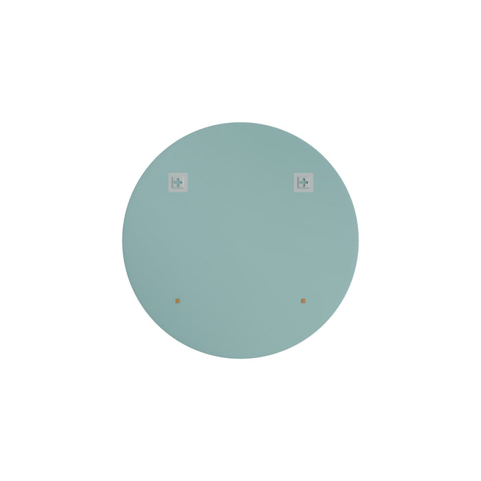 Lathe Miroir Rond Sans Cadre de 24 Pouces Chrome