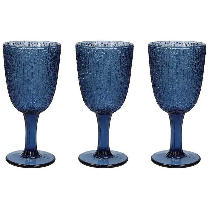 Ensemble De 6 Verres A Vin Arimi Davor Bleu Marine