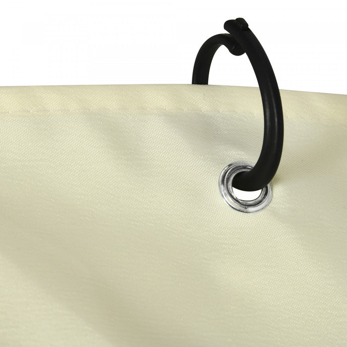 Outsunny Parois Laterales Pour Pavillon De Jardin En Maille Avec 4 Panneaux, Fermetures Eclair, Anneaux En C Pour Gazebos De Terrasse De 3 X 3 M, (paroi Laterale Uniquement), Beige