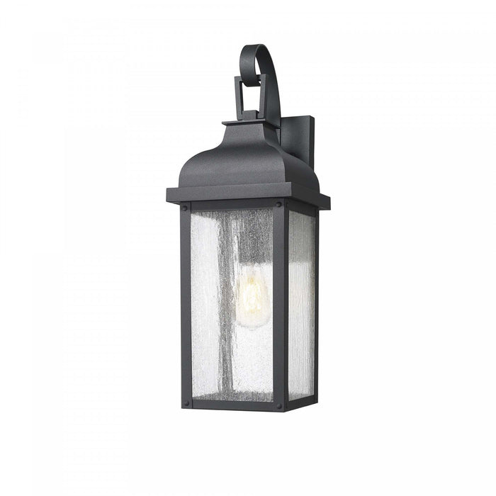 Applique Murale D’exterieur A 1 lampe Madrid De 17,5 po, Noire