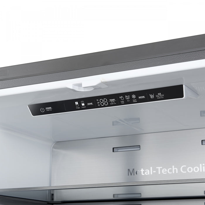 Refrigerateur Aosta de 36 po en acier inoxydable a portes francaises, 22,4 pi³ – FFFFD1866-36SB