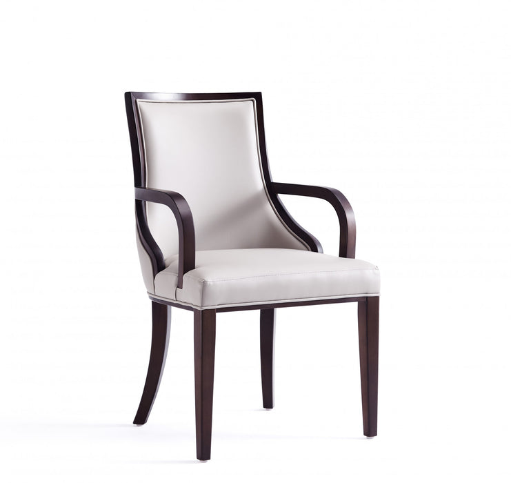 Ensemble de 6 chaises de salle a manger Grand Traditionnel en gris clair