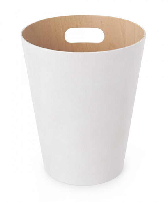 Poubelle Woodrow de Umbra - blanche