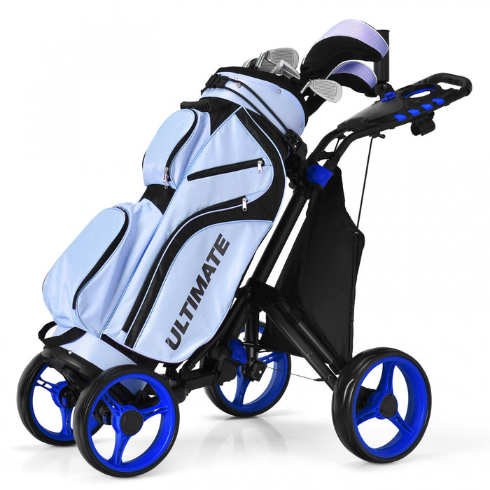 Chariot De Golf 4 Roues Goplus