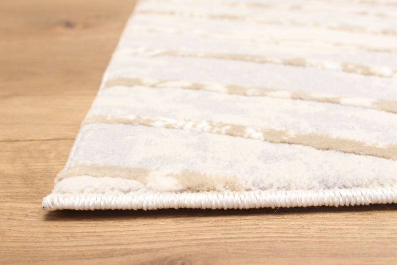 Tapis Contemporain/Moderne Sienna 5'0\" x 8'0\" en Gris