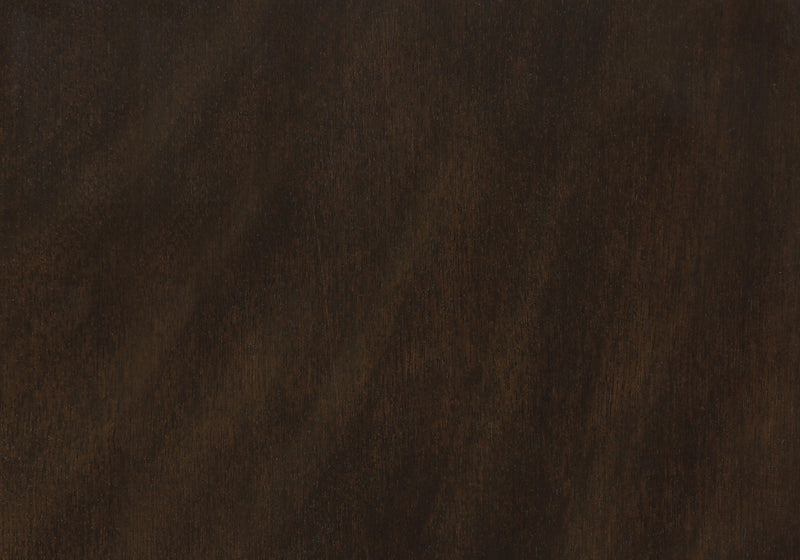 Ensemble de 2 chaises de salle à manger avec bois massif brun et apparence cuir brun pour la salle à manger et la cuisine