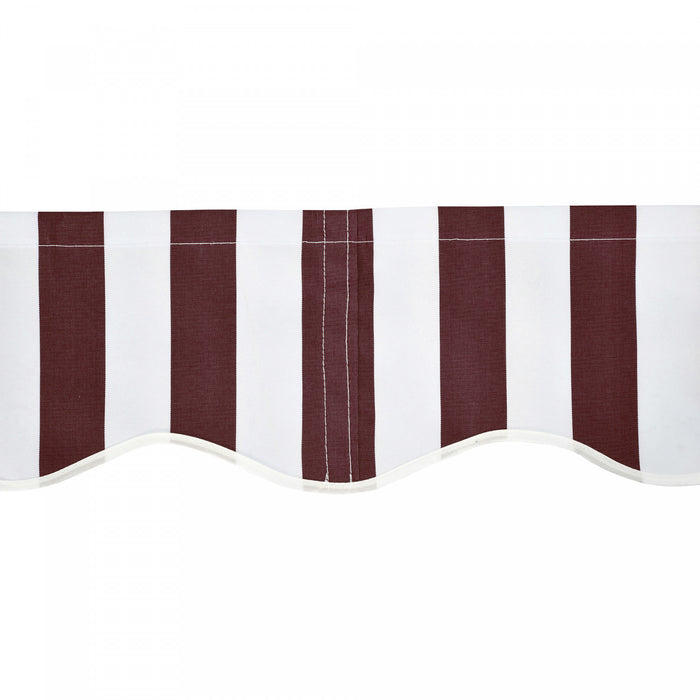 Outsunny Auvent De Remplacement Exterieur En Tissu Auvent Retractable 9'x8'