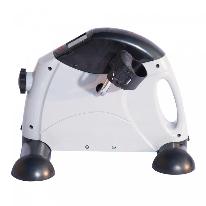 Soozier Mini Velo D'exercice Portable Pedale De Bureau Cycle D'interieur Fitness Main Pied Machine D'exercice Avec Ecran Lcd