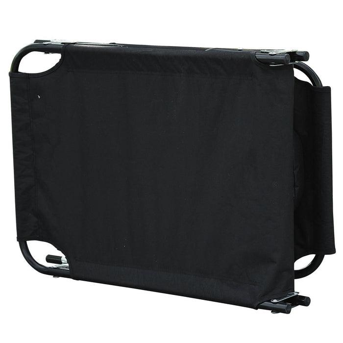 Transat De Jardin Adjustable Outsunny Noire