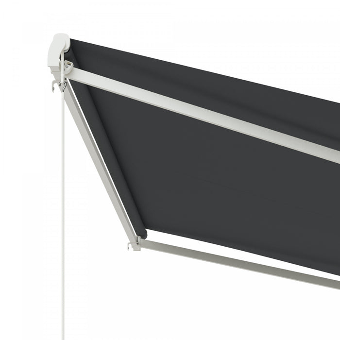 Outsunny 10' X 13' Store Banne Electrique Protection Uv Telecommande, Gris