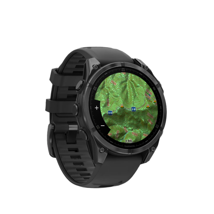  Slate Gray With Black Silicone Band