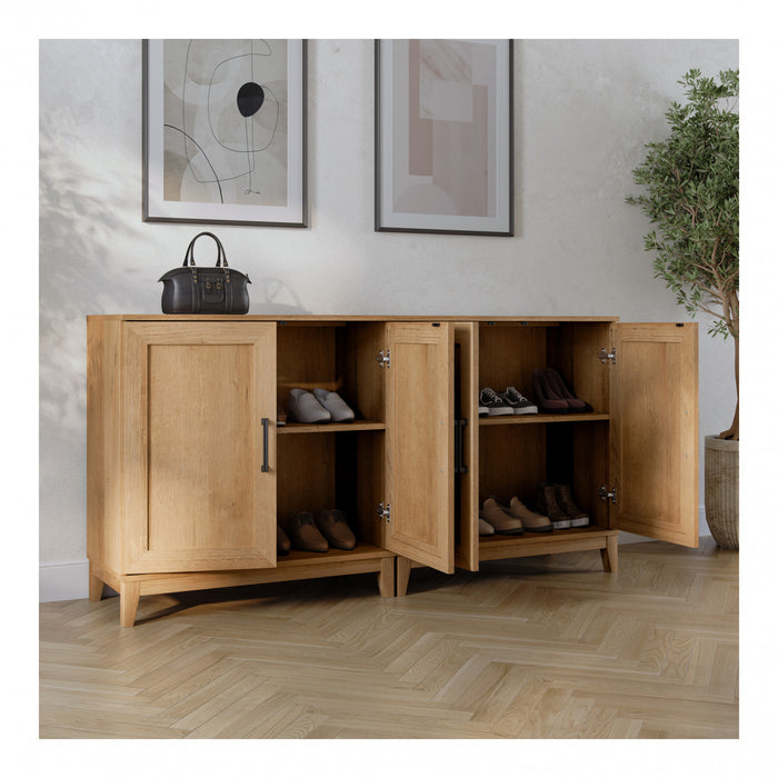 Modulr Armoire D’appoint A 1 Tablette Reglable – Chene Naturel