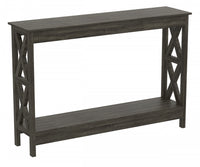  Console de 47 po avec 1 tablette - gris foncé