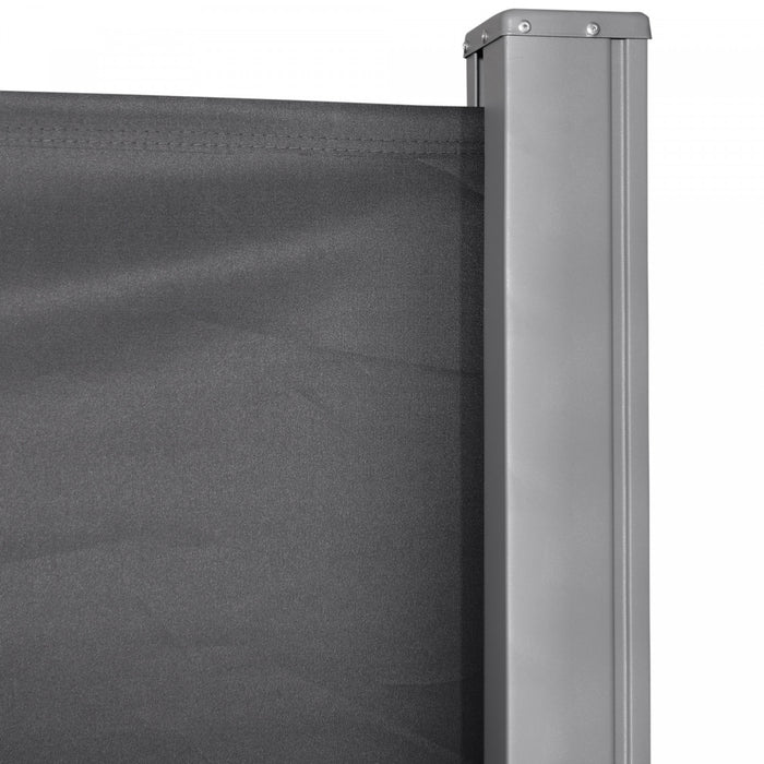 Outsunny Ecran De Confidentialite Pliant Pour Auvent Lateral 118 X 63, Gris