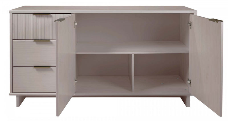 Buffet moderne Granville 55\" en gris clair