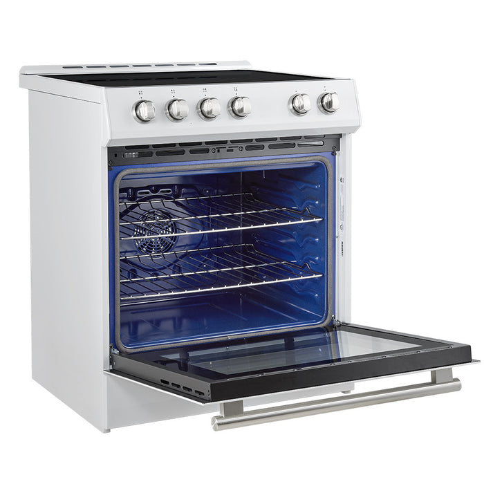 Cuisiniere a induction encastrable Leonardo Espresso de 30 po, blanche – FFSIN0982-30WHT