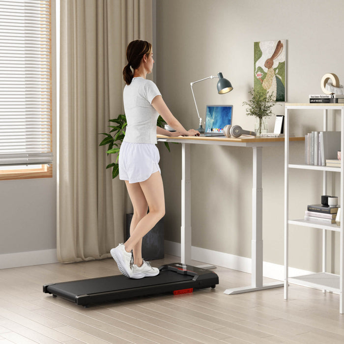 Superfit Walking Pad 2.5hp Sous Tapis Roulant De Bureau Avec Telecommande App-active Pour La Maison