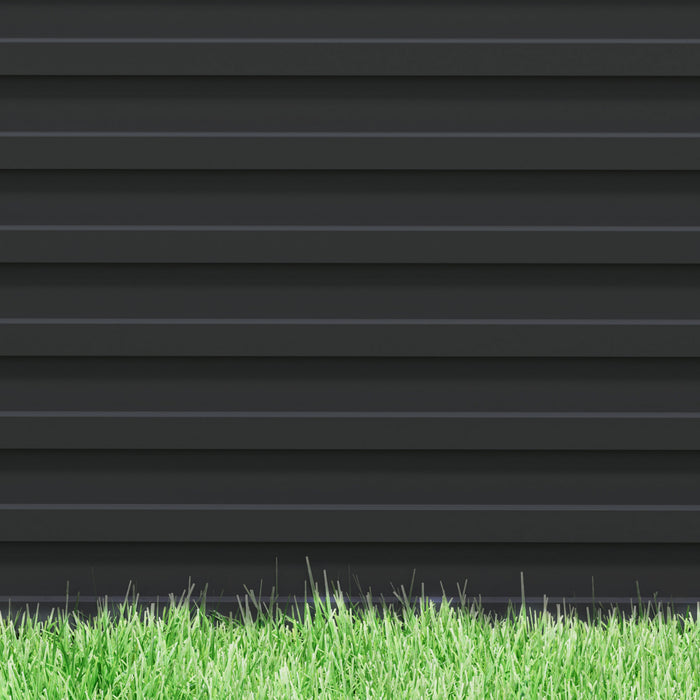 Outsunny Lit de jardin sureleve, jardiniere 5' x 3' x 2', gris fonce