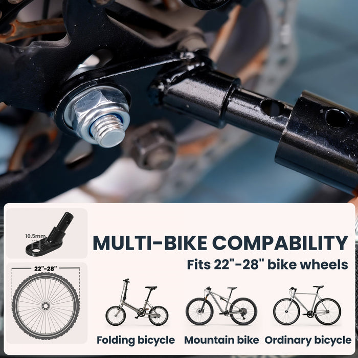 Soozier Remorque a Velo, 170 L Chariot avec Filet de Transport