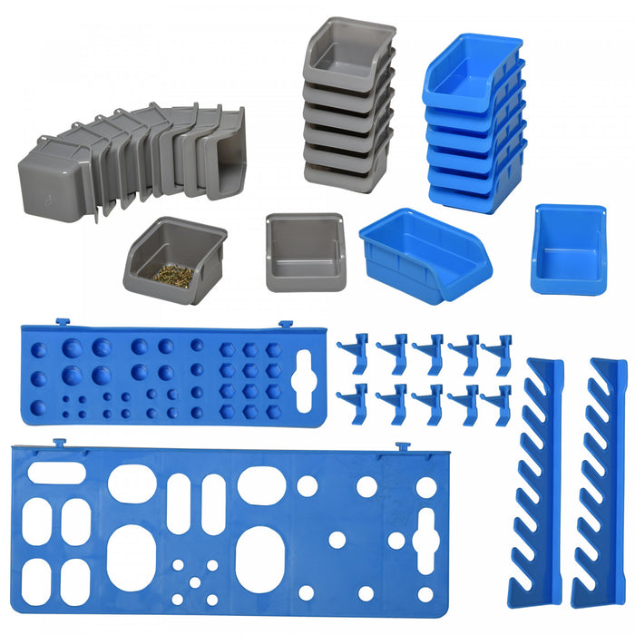 Durhand Ensemble De Rangement D'outils Bleu