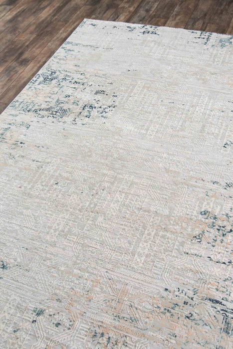 Tapis Traditionnel Amber 7'9\" x 9'10\" en Gris