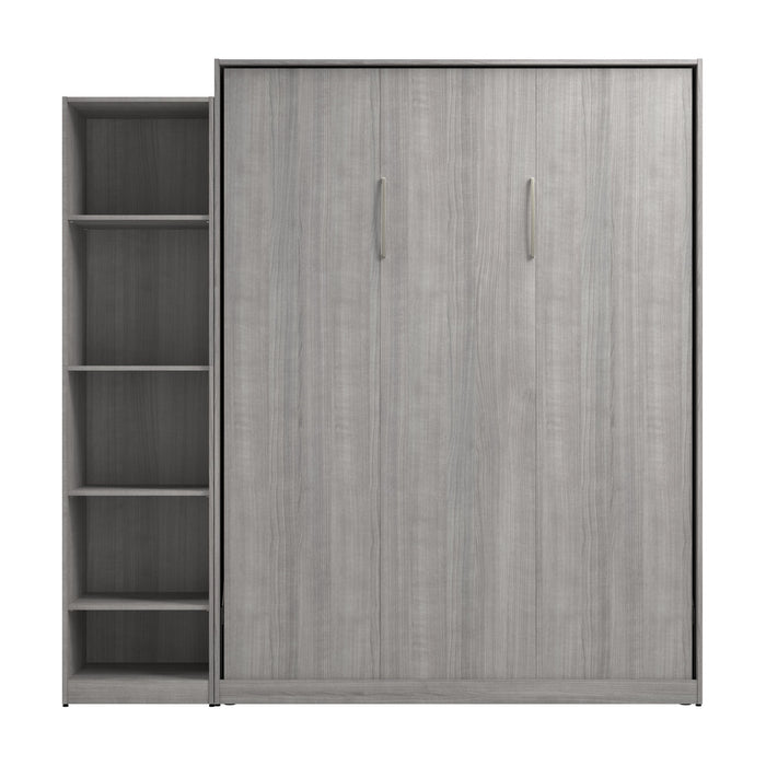 Grand lit escamotable Claremont de Bestar à 5 tablettes - gris platine