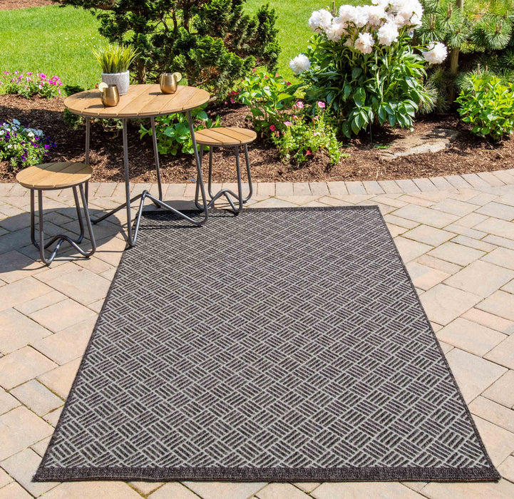 Tapis Contemporain Eve 7'10\" x 10'10\" en Gris