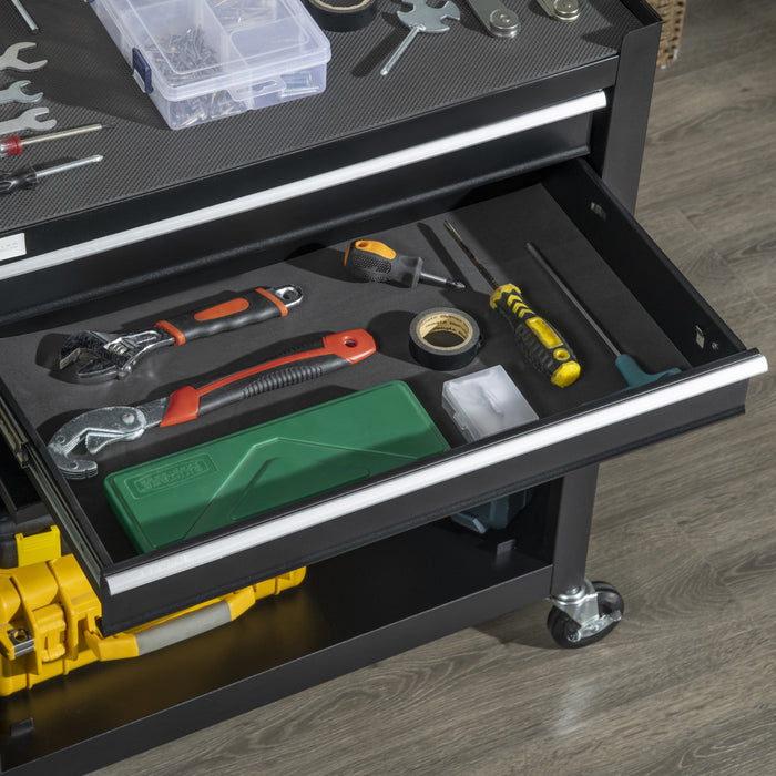 Durhand Organisateur D'outils 2 Tiroirs Coffre A Outils