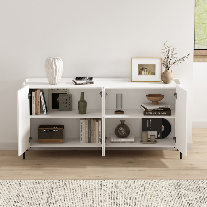 Buffet moderne Abbey 67\" en blanc