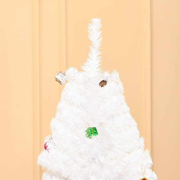 Homcom Arbre De Noel Artificiel De 6 Pieds Avec Ornement Et 930 Pointes De Branches