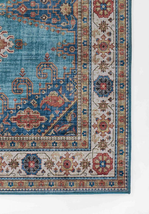 Tapis Traditionnel Tracy 8'0\" x 10'0\" en Bleu