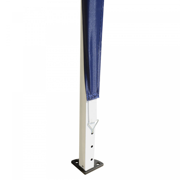 Tonnelle Barnum De Jardin Pliant Anti-uv + Sac De Transport Acier Oxford 3 X 3 X 2,55 M Bleu