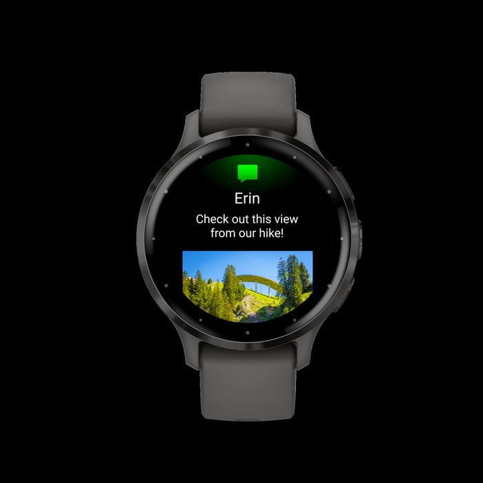 Garmin Venu® 3s Montre Gps Intelligente - Suivi De Sante Avec 14 Jours D'autonomie, 41 Mm - Boitier Gris Galet