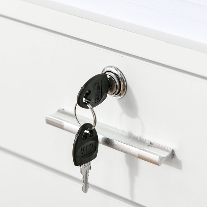 Vinsetto Classeur Avec Serrure Et Rail De Suspension