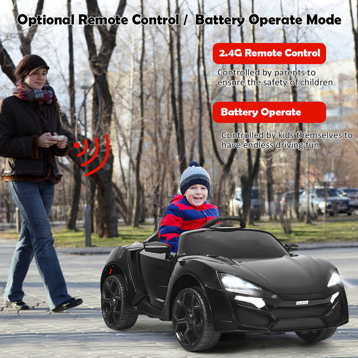 Voiture Electrique Pour Enfant 12v Costway – 2,4g, Mp3