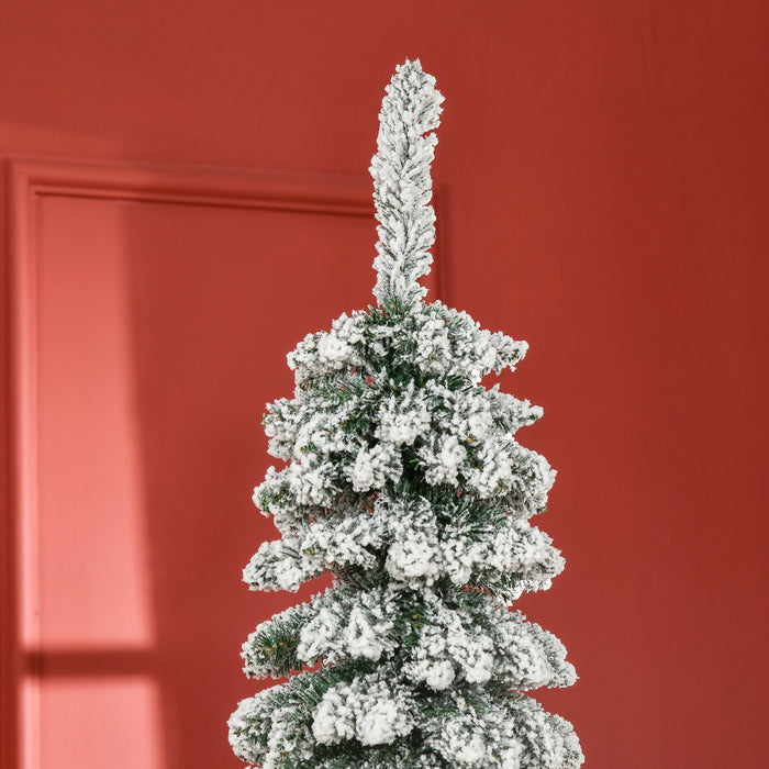 Homcom Arbre De Noel Artificiel Floque De Neige De 7ft