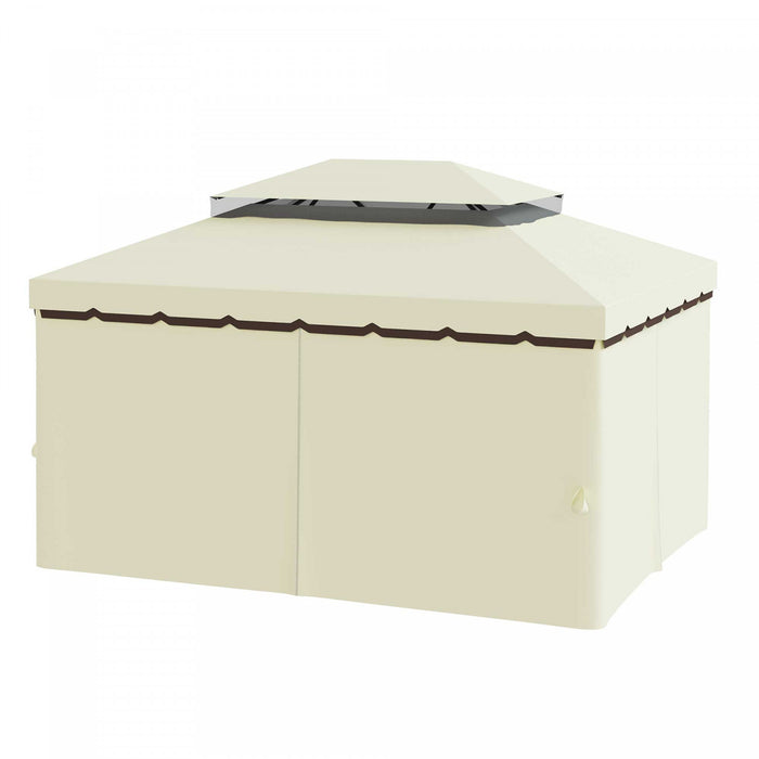 Pavillon De Jardin 3,9l X 2,9l X 2,8h M Ecru