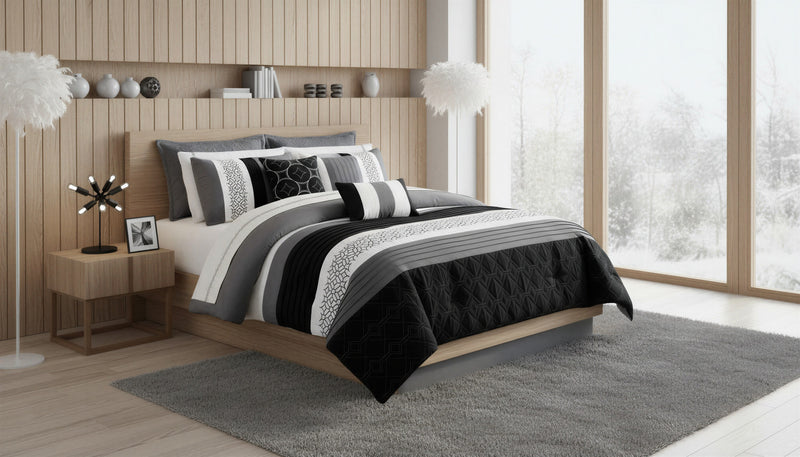 Ensemble Douillette Maddox 7 Morceaux pour Grand Lit