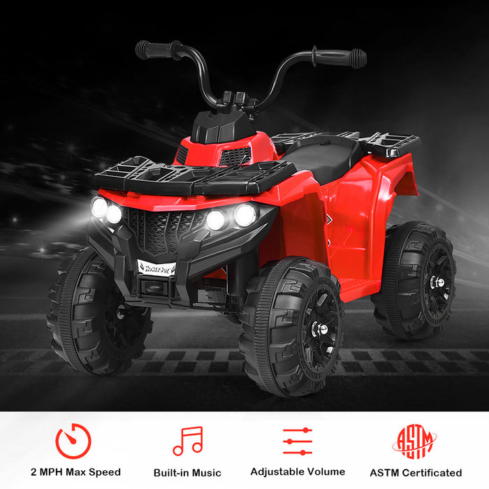 Quad Electrique Pour Enfant 6v Costway