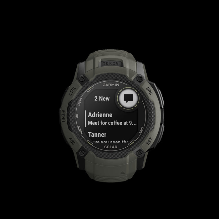Garmin Instinct® 2x Solar Gps Montre Connectee - Suivi De La Sante Et De La Condition Physique Avec Gnss Multi-bande - Mousse