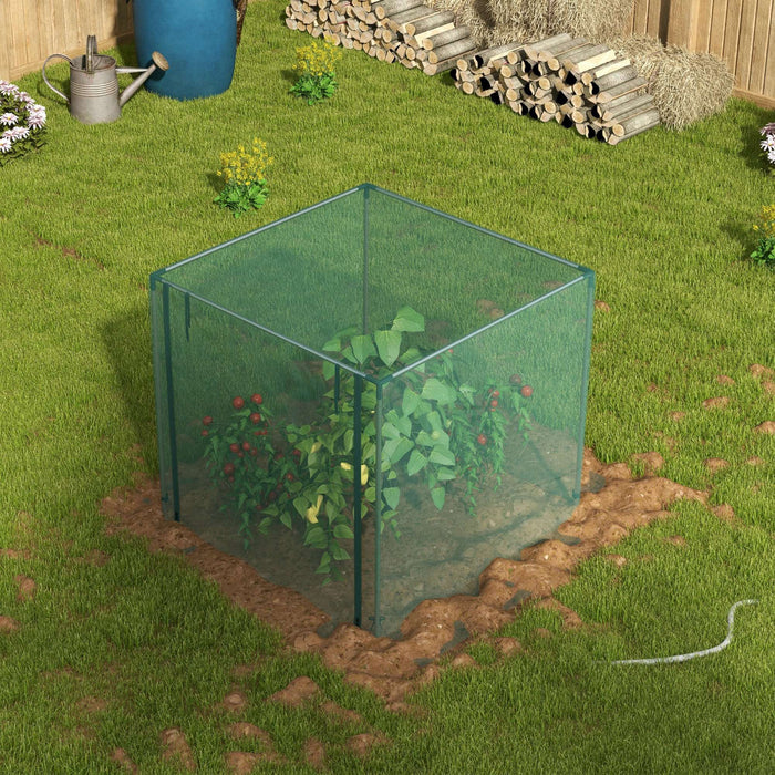 Outsunny Cage De Culture Tente De Protection Des Plantes 4 Pi X 4 Pi, Vert