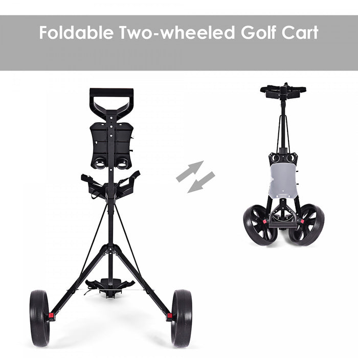 Chariot De Golf 2 Roues Pliable