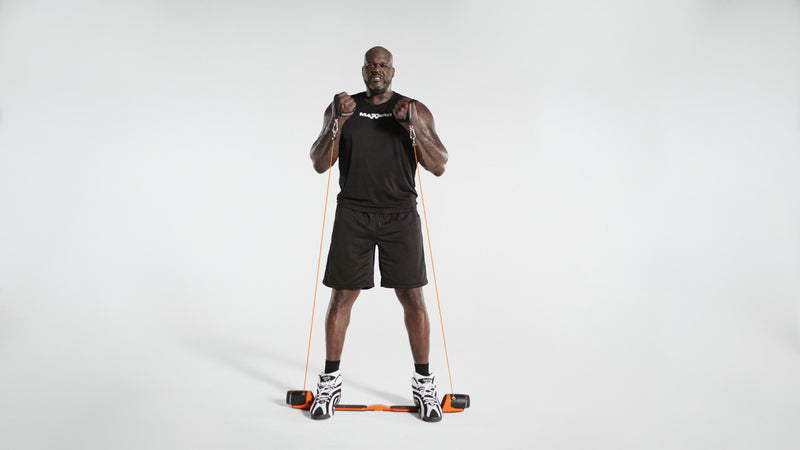 Maxpro Fitness Cable Intelligent Portable Home Gym - Machine D'exercice Tout-en-un Avec Bluetooth - Construire, Bruler Et Tonifier. Force, Hiit, Plyo - Orange