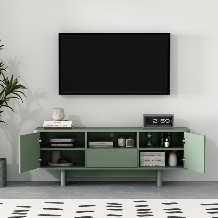 Meuble TV Ella Modern 59\" en vert sauge