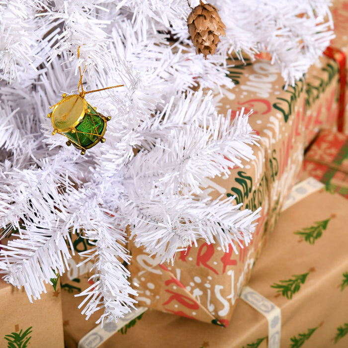 Homcom Arbre De Noel Artificiel 5 Pieds 680 Pointes De Branches