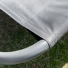 Chaise Longue Double De Patio Utsunny Avec Auvent Reglable Gris