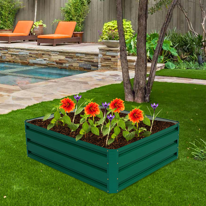 Bac A Plantes En Acier Costway 101,6cm X 81,3cm