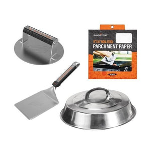 Ensemble pour hamburgers de série Culinary de Blackstone pour plaque chauffante (4 pièces) - 5326