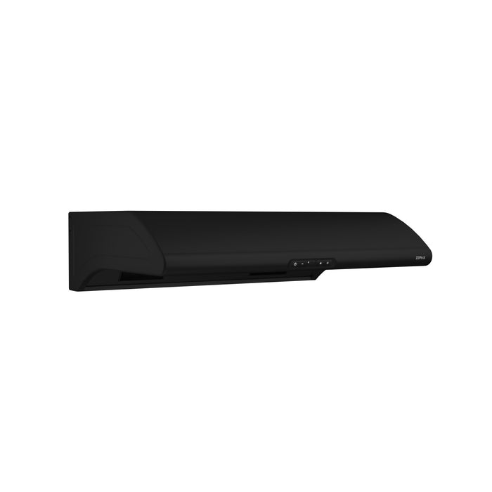 Hotte de cuisinière sous l’armoire Typhoon de Zephyr de 30 po - noir - AK2100CB